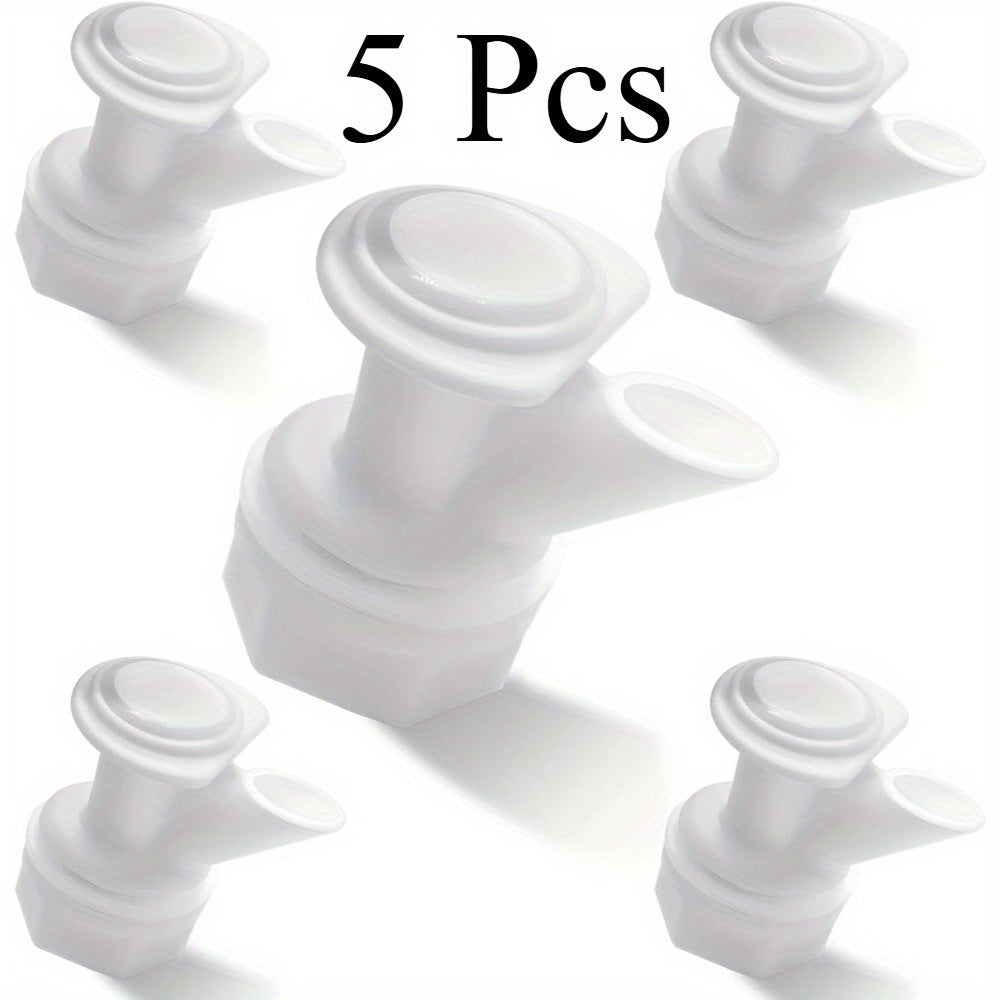 5 Pack Push Button Cooler Spigot Replacement for Beverage Coolers