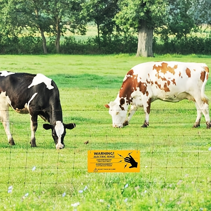 8pcs Electric Fence Warning Signs