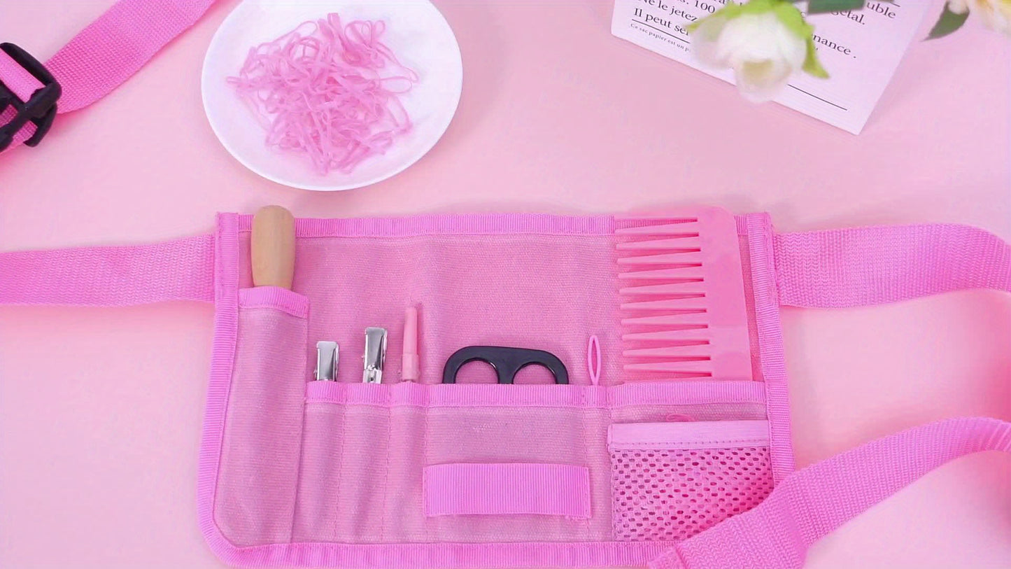 9 Piece Horse Braiding Kit with Belt and Accessories for Mane