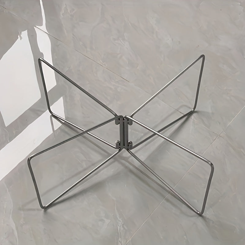 Moisture Resistant Collapsible Metal Camping Cooler Rack