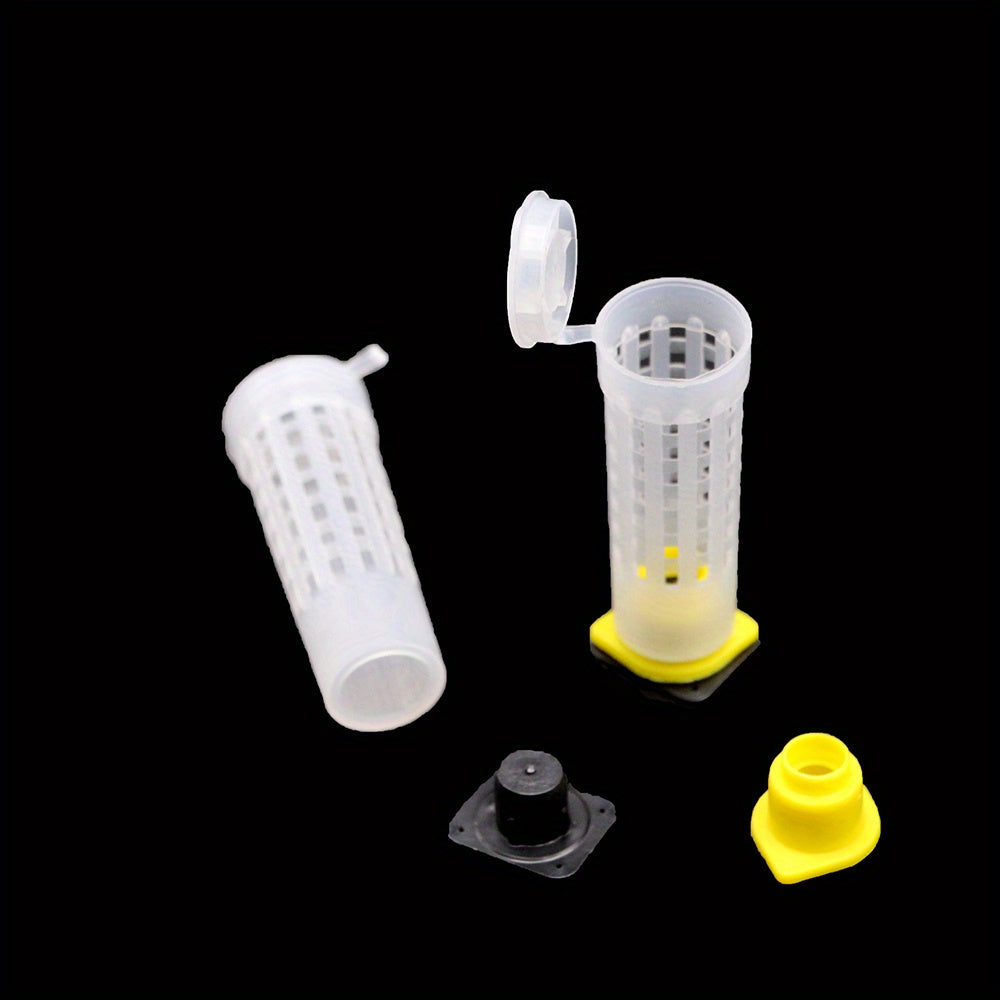 10 Pack Beekeeping Plastic Queen Rearing Cage Cups Tools