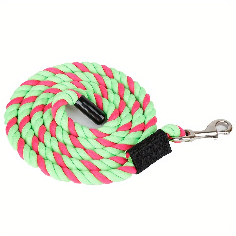 Durable 70.87 Inch Horse Lead Rope with Spring Hook Traction