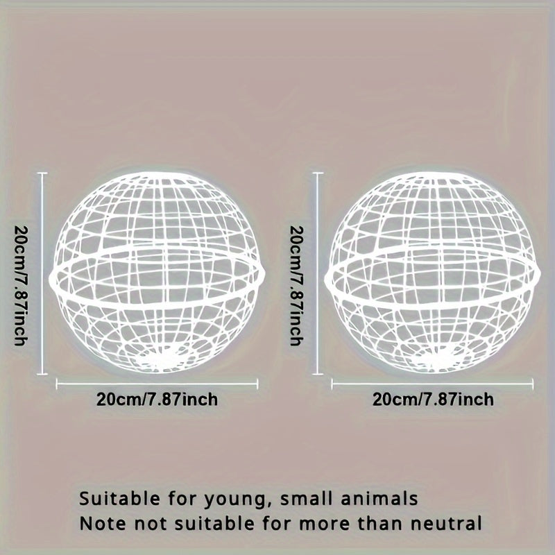 Portable Rolling PVC Chicken Coop Ball for Backyard Use