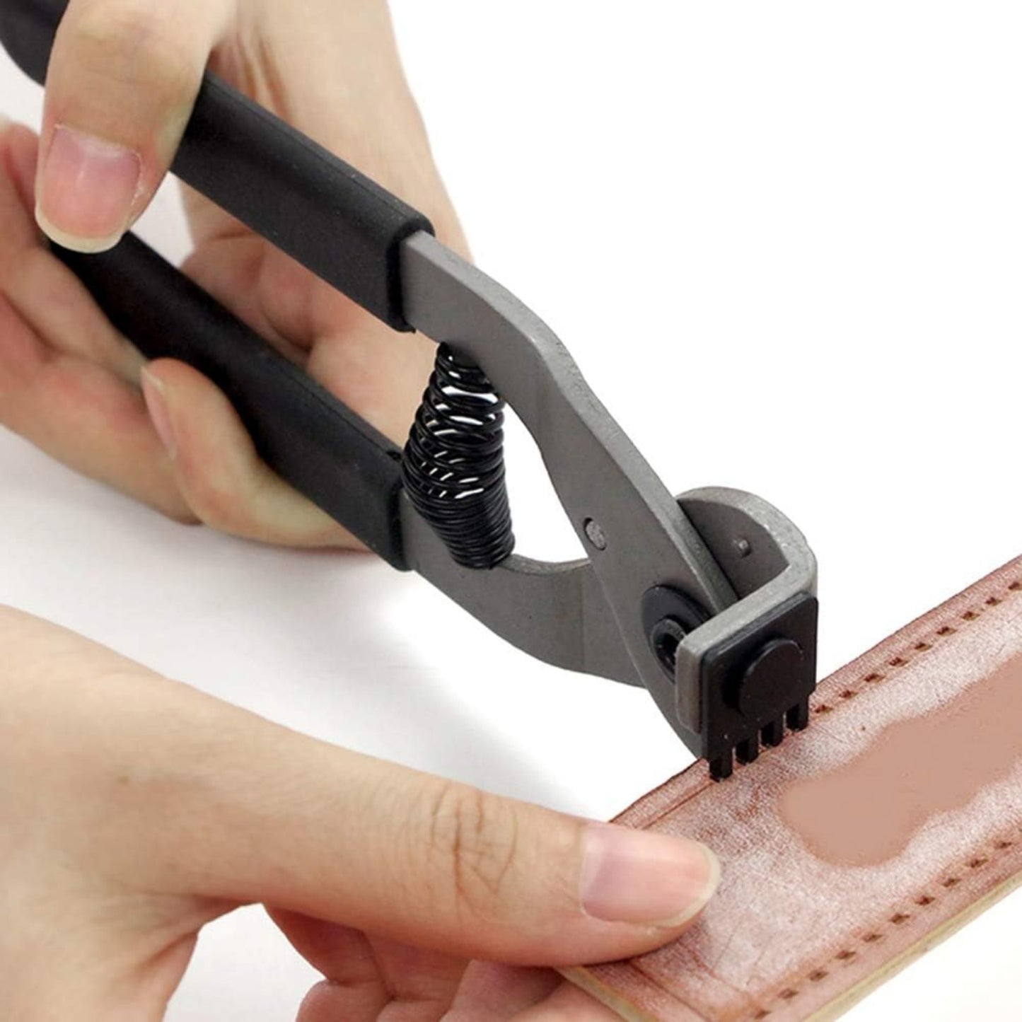 Leather Silent Pliers Carbon Steel Diamond Cutting Tool for Belts Wallets Saddles and Fabrics