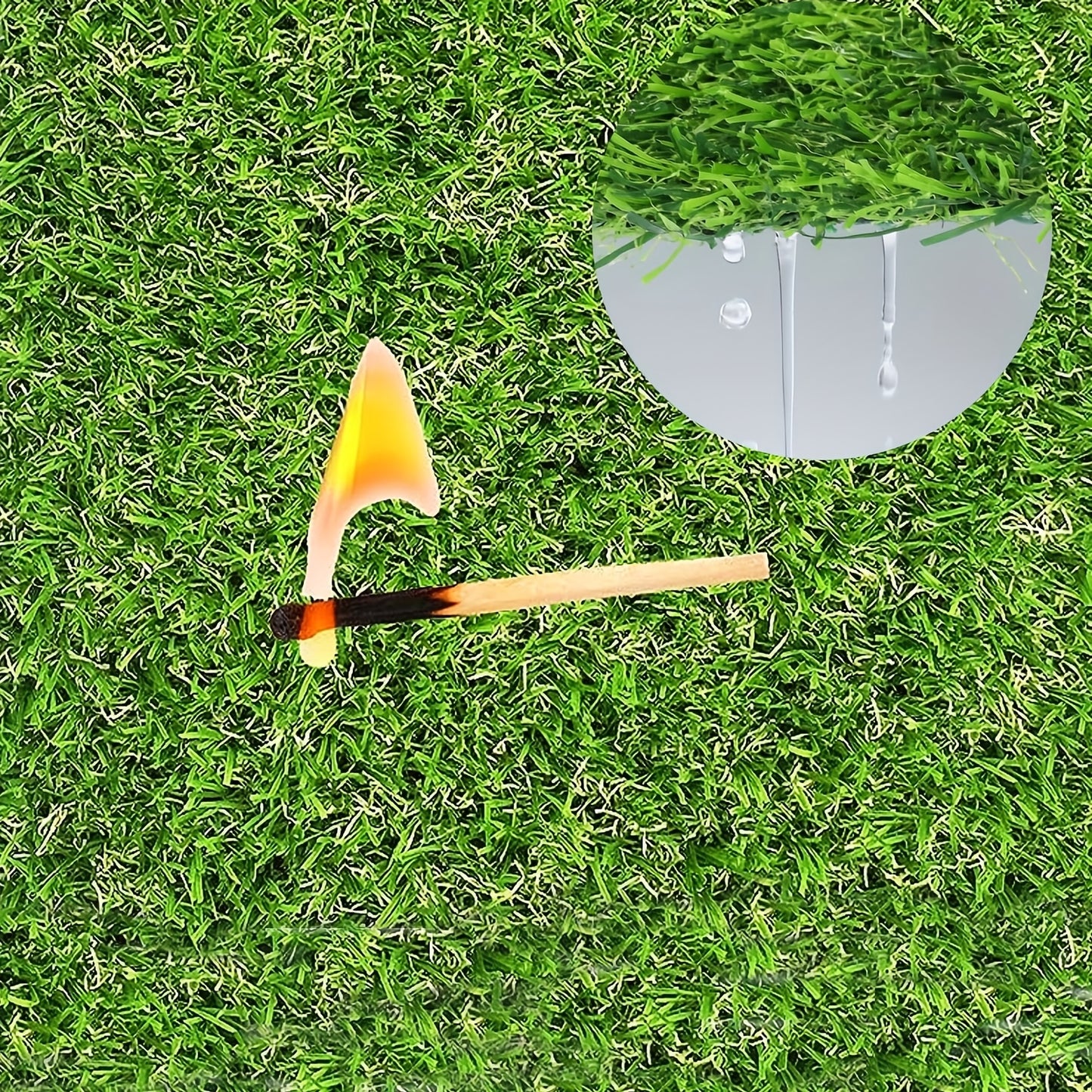 Chicken Nesting Box Pads Set with Washable Artificial Grass