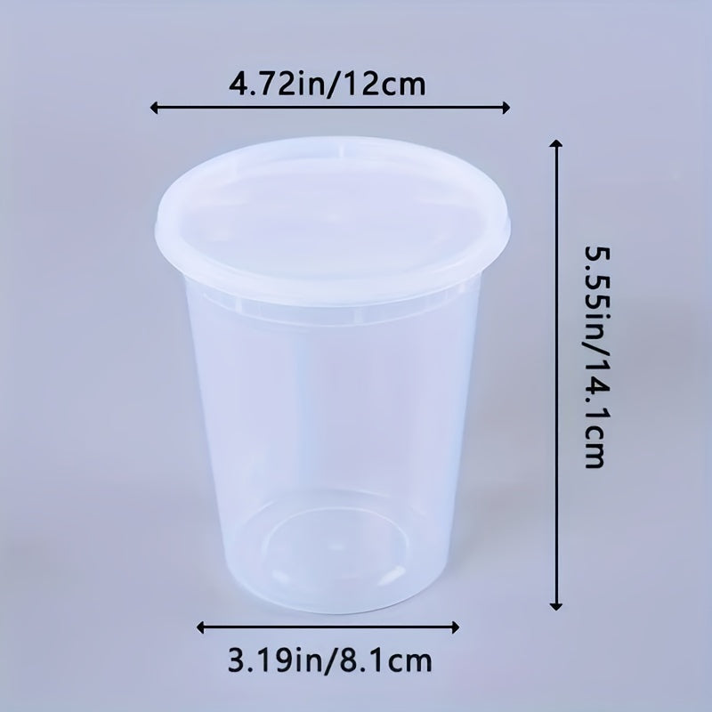 Airtight Plastic Food Containers Set for Meal Prep and Storage