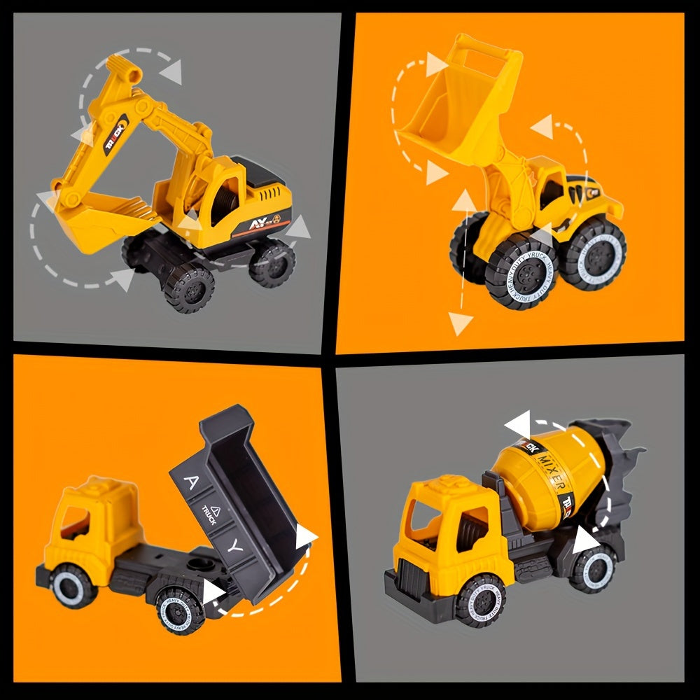 2025 New Big Size Car Toy Set for Kids Ages Two and Up