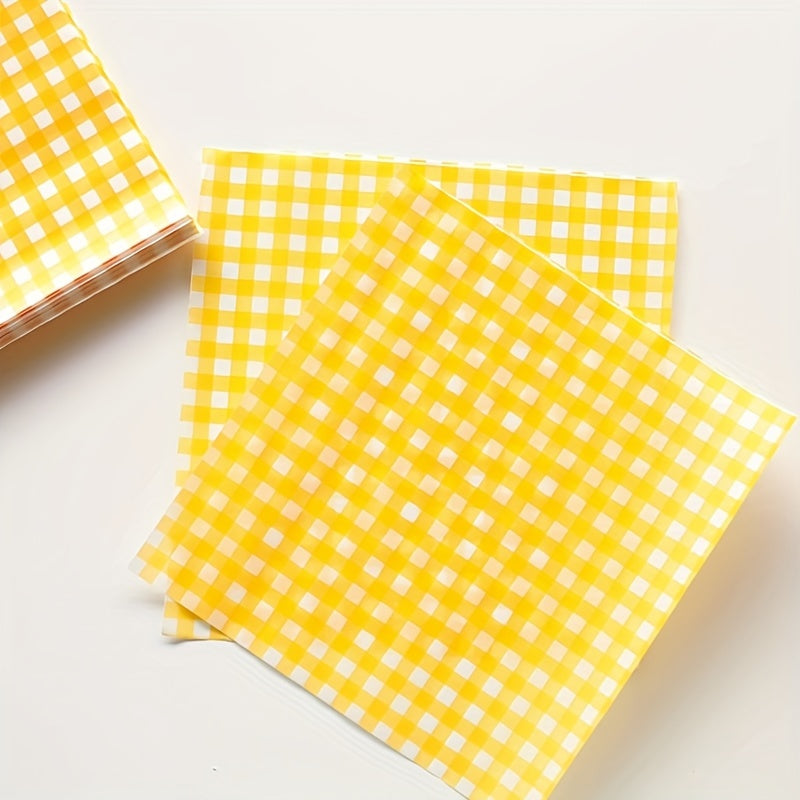 100 Pack Grease Proof Parchment Paper Sheets Non Stick Sandwich Wrapping Paper Food Safe Baking Tools Essential Kitchen Accessories