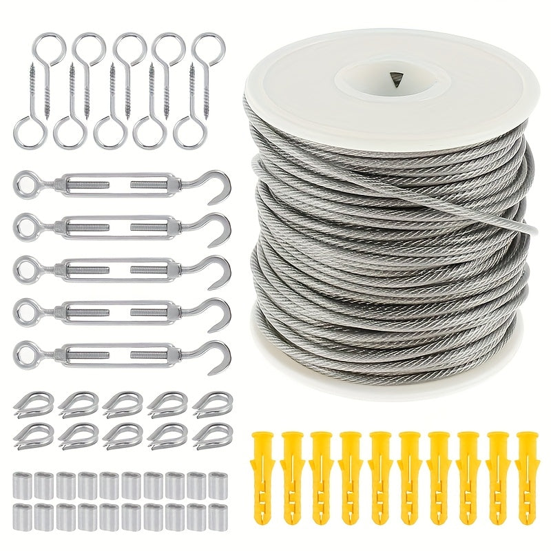PVC Coated 304 Stainless Steel Heavy Duty Cable Rope Roll