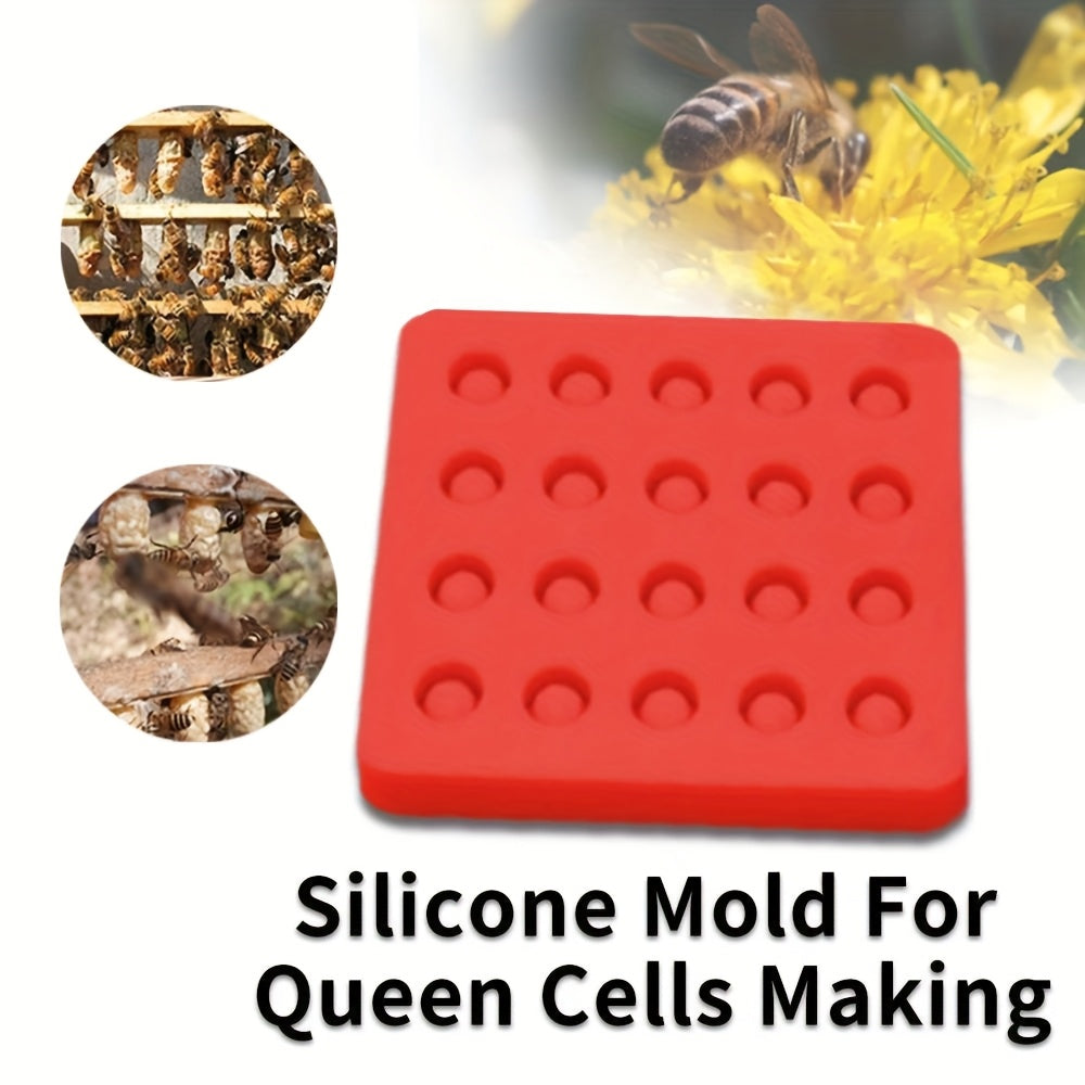 Silicone Queen Cup Mold 20 Holes for Beekeeping Supplies