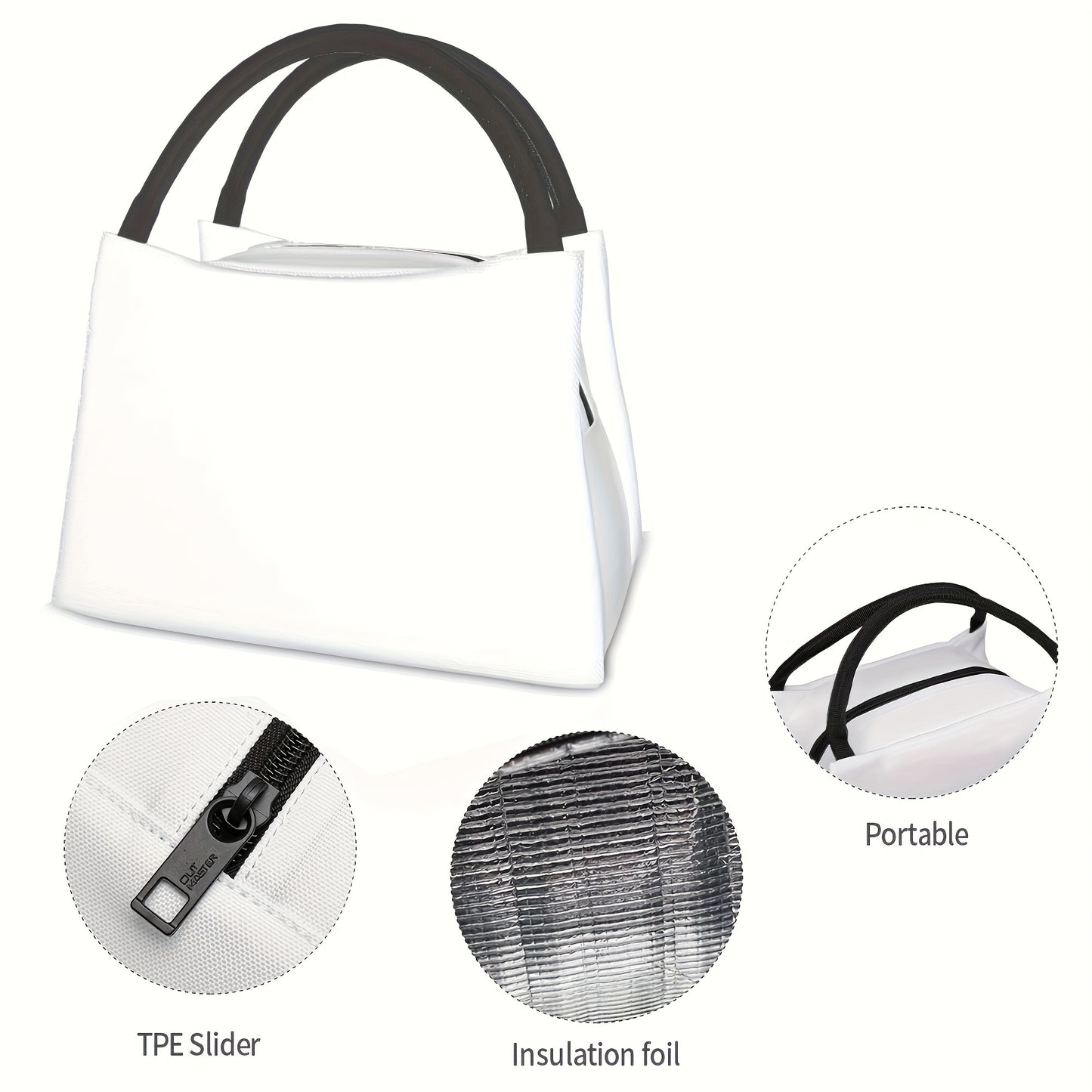 Bohemian Pattern Portable Insulated Cooler Bag for Outdoors