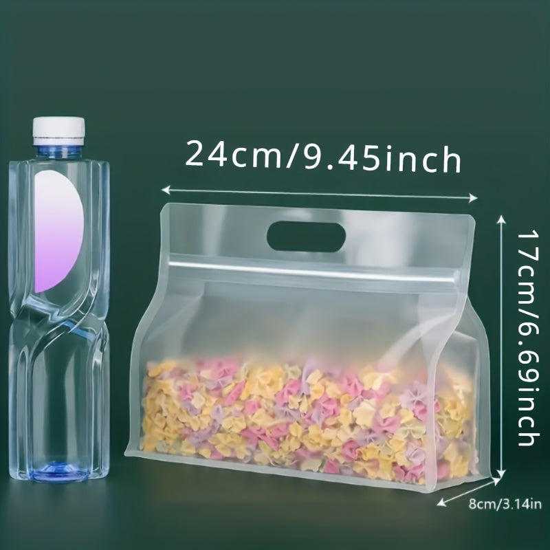 50 Pcs Reusable Self Sealing Food Storage Bags for Kitchen