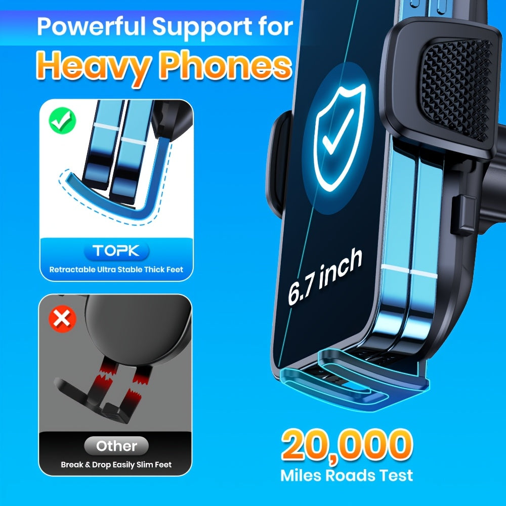 TOPK Universal Car Phone Holder Mount for Dashboard Use