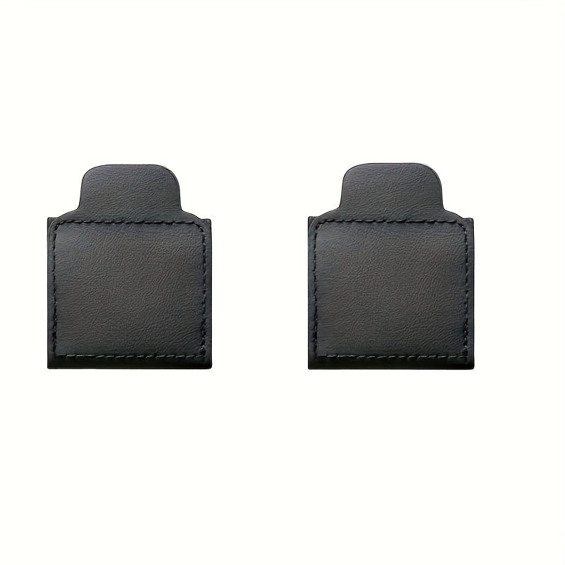 PU Leather Seat Belt Restrictor Clips Comfort Adjustment