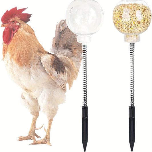 Chicken Fattening Rocking Feeder Toy for Happy Hens