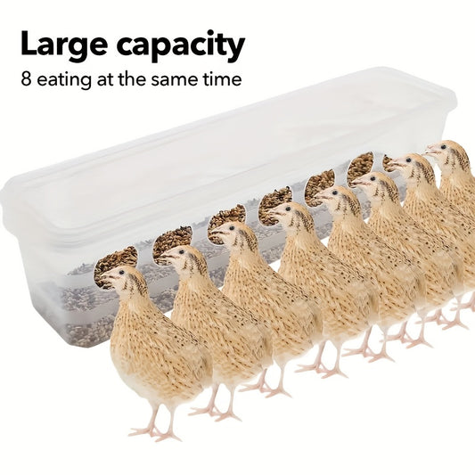 Large Capacity Chicken Feeder And Water Dispenser Wall Mount