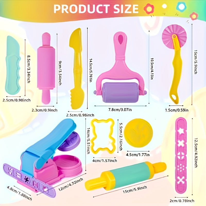 Kids DIY Clay Sculpting Tools Set With Animal Cutters