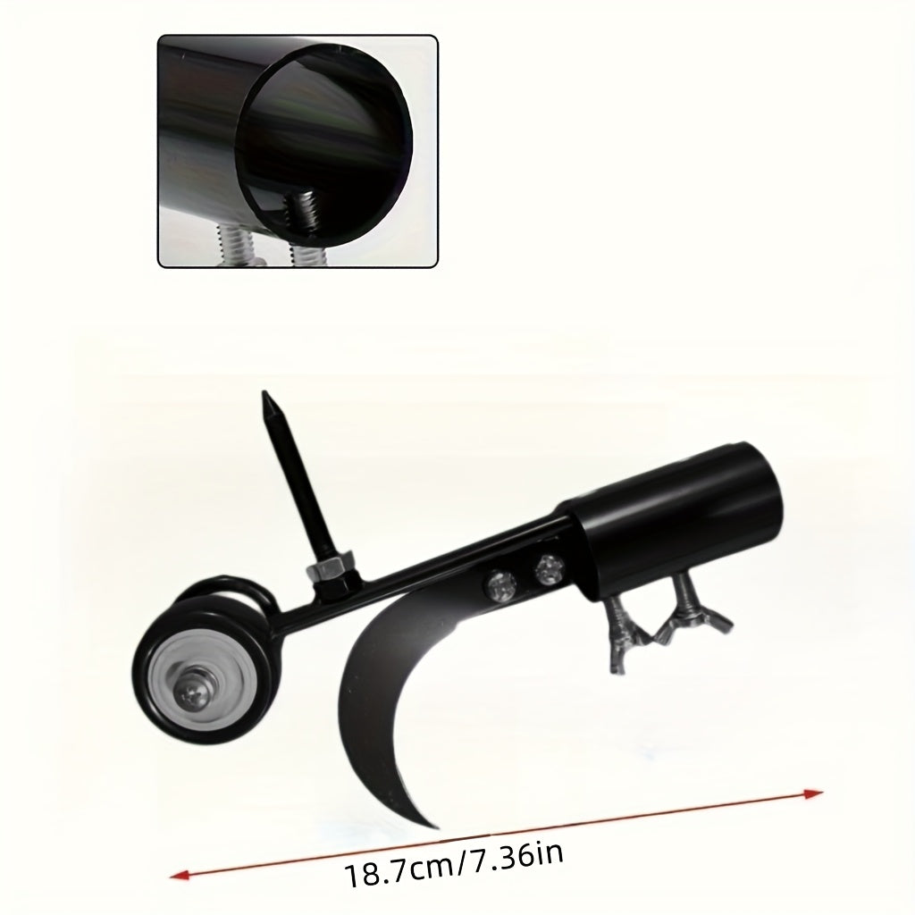 Heavy Duty Metal Garden Weeding Roller with Adjustable Handle