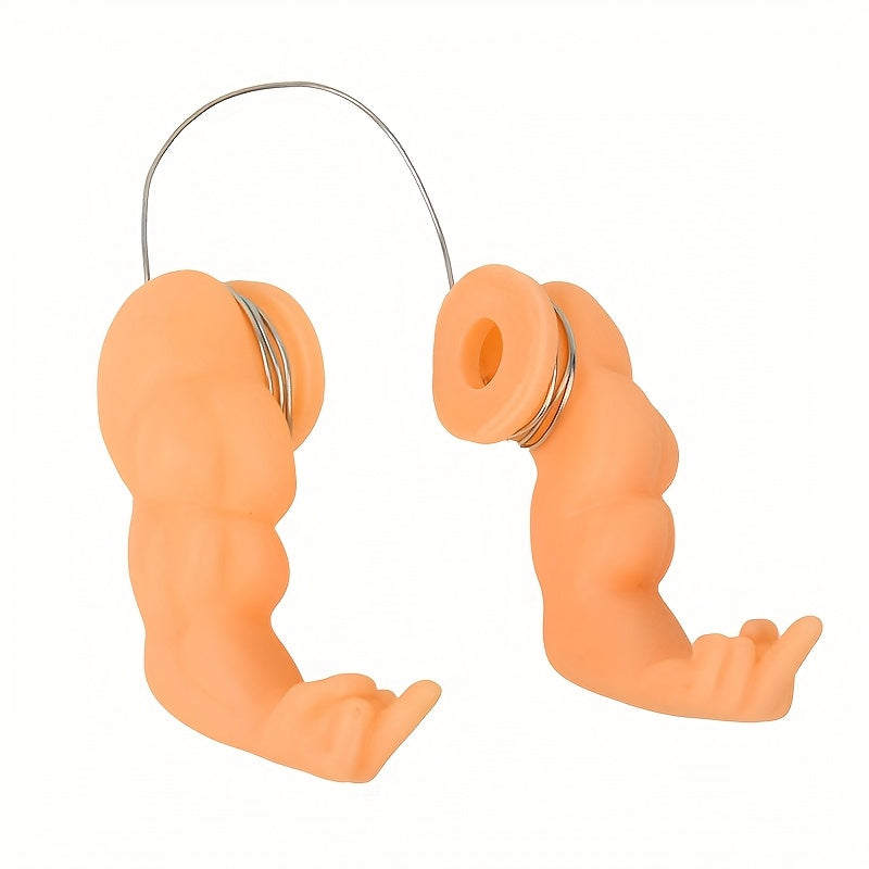 Santa Claus Muscle Arm Toy for Parrots and Small Pets