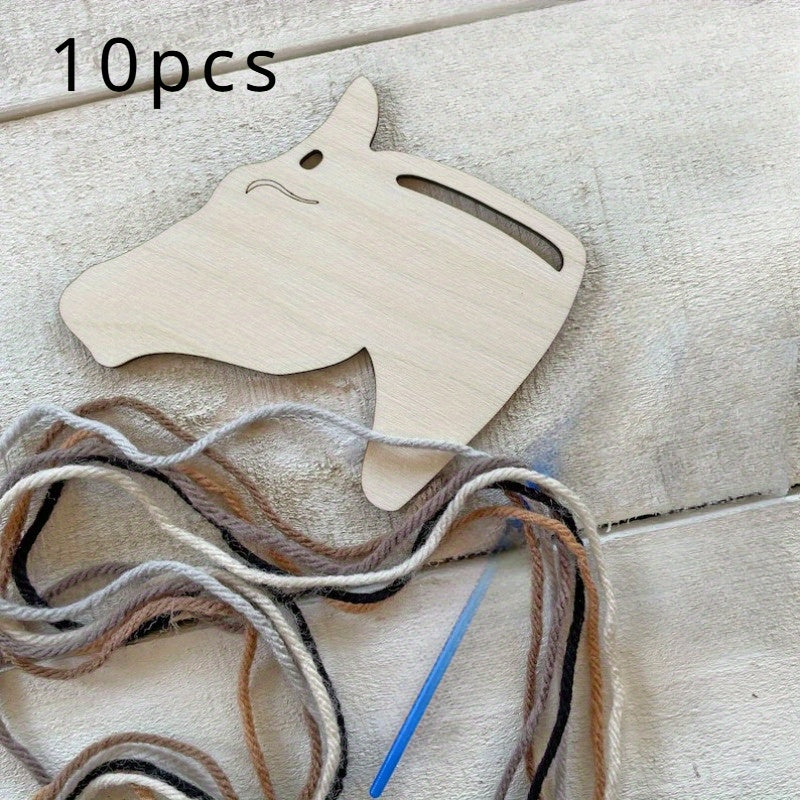 DIY Wooden Horse Set for Crafts and Celebrations - 5 to 20pcs