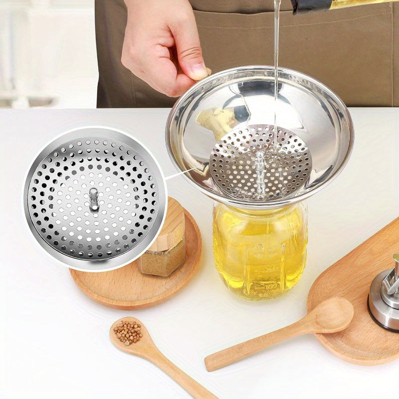 Heavy Duty Stainless Steel Funnel Set For Mason Jars 10Pc