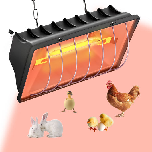 250W Chick Brood Heater with Adjustable Temperature and Height