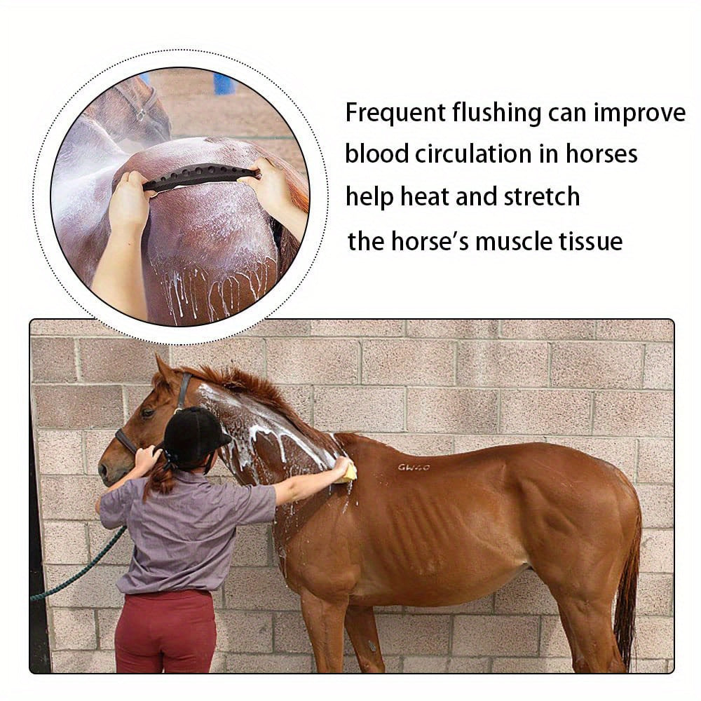 Six In One Horse Grooming Brush Set TPR Massage Comb