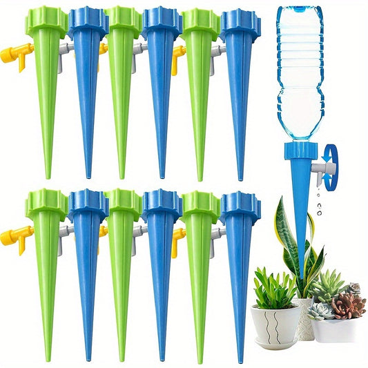 20pcs Self Watering Spike Set Adjustable Drip Water Device for Automated Garden Irrigation