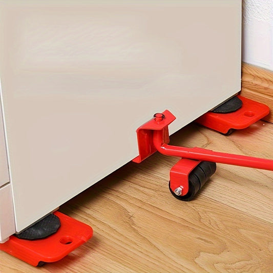 5 Piece Heavy Object Furniture Moving Tool Set for Easy Transport