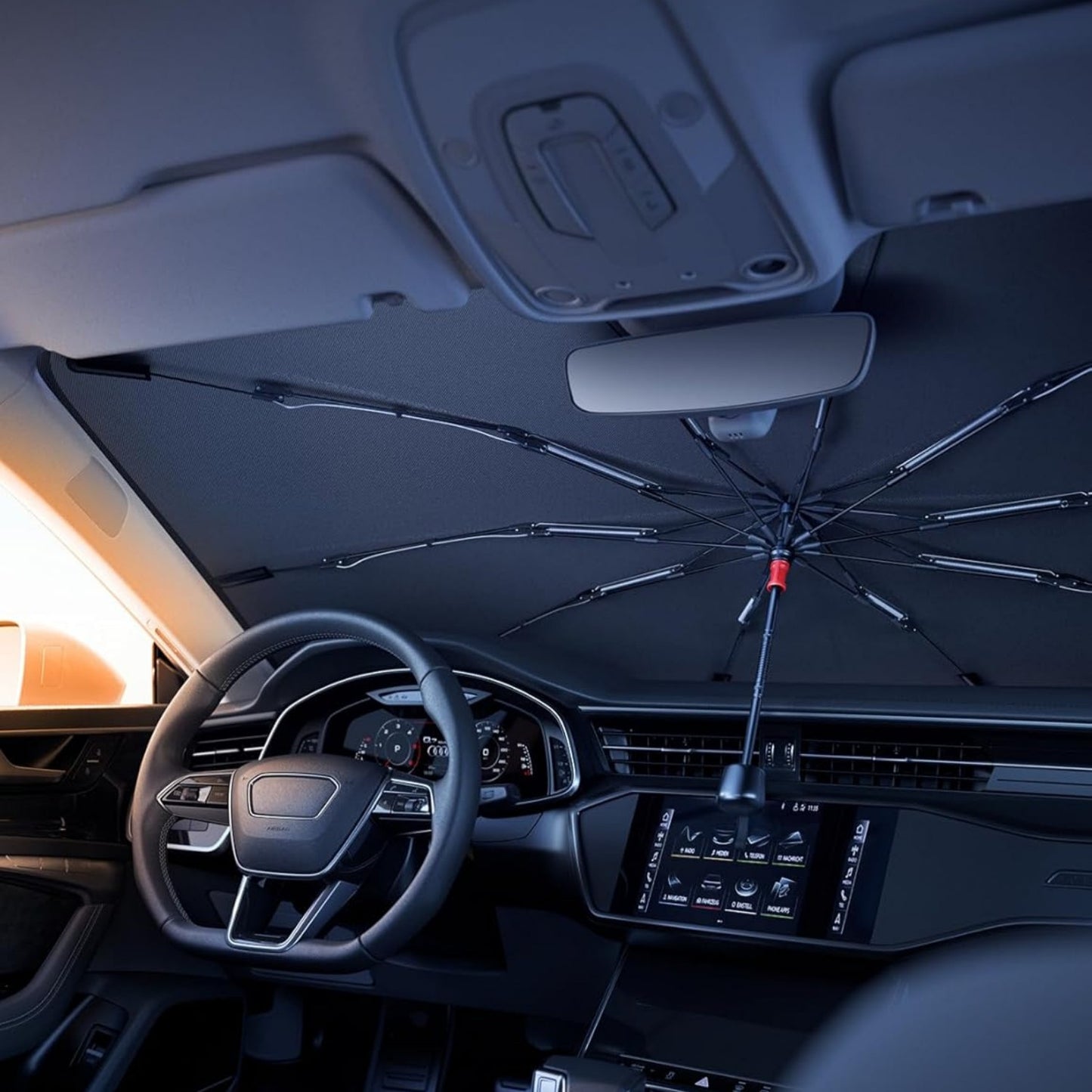 Car Windshield Sun Shade Umbrella Foldable Front Window SUV