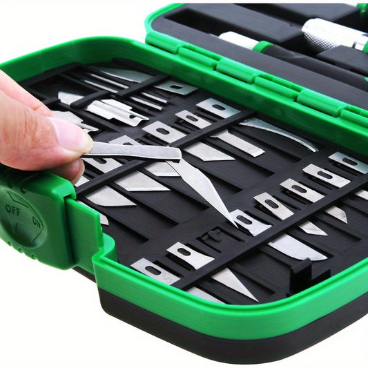 30pcs Precision Craft Knife Set with Replacement Blades
