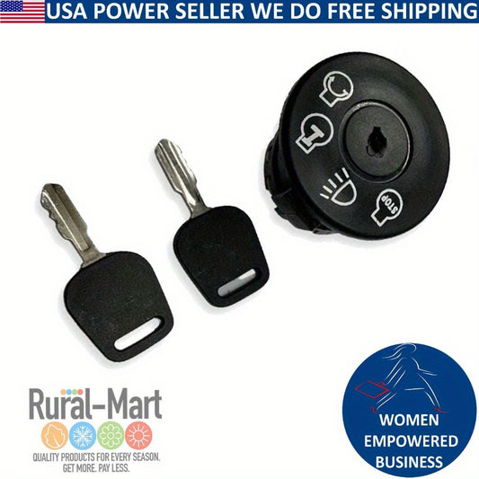 Ignition Key Switch with Key for Lawn Mower Tractor Accessories