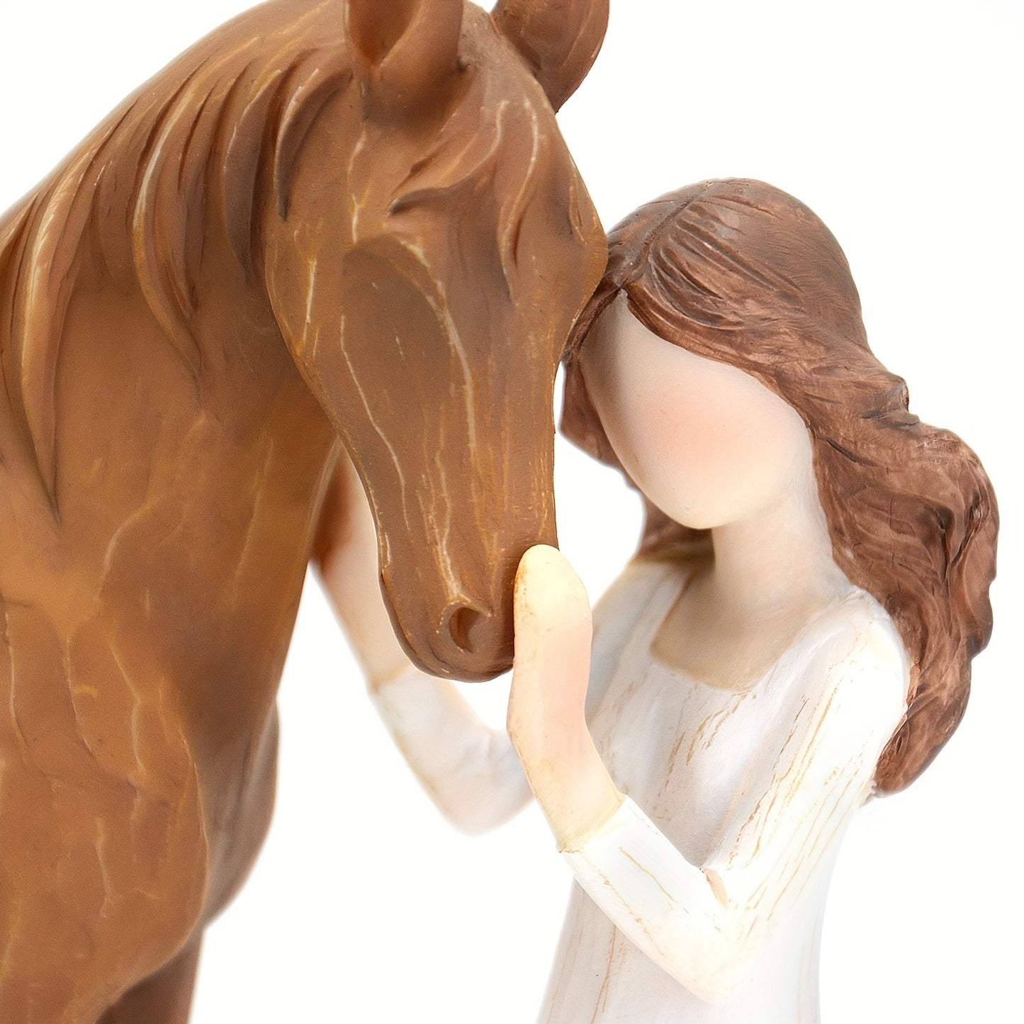 Horse Gifts For Girls Women Hand Painted Cowgirl Figurine