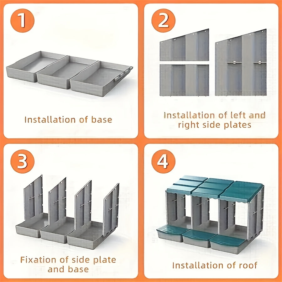 Rainproof Metal Chicken Coop With Ventilation Design