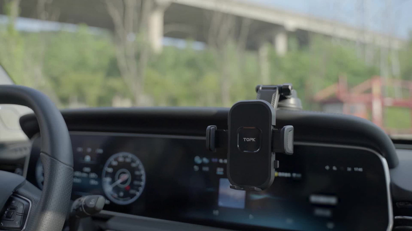 TOPK Universal Car Phone Holder Mount for Dashboard Use