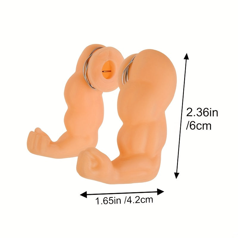 Santa Claus Muscle Arm Toy for Parrots and Small Pets