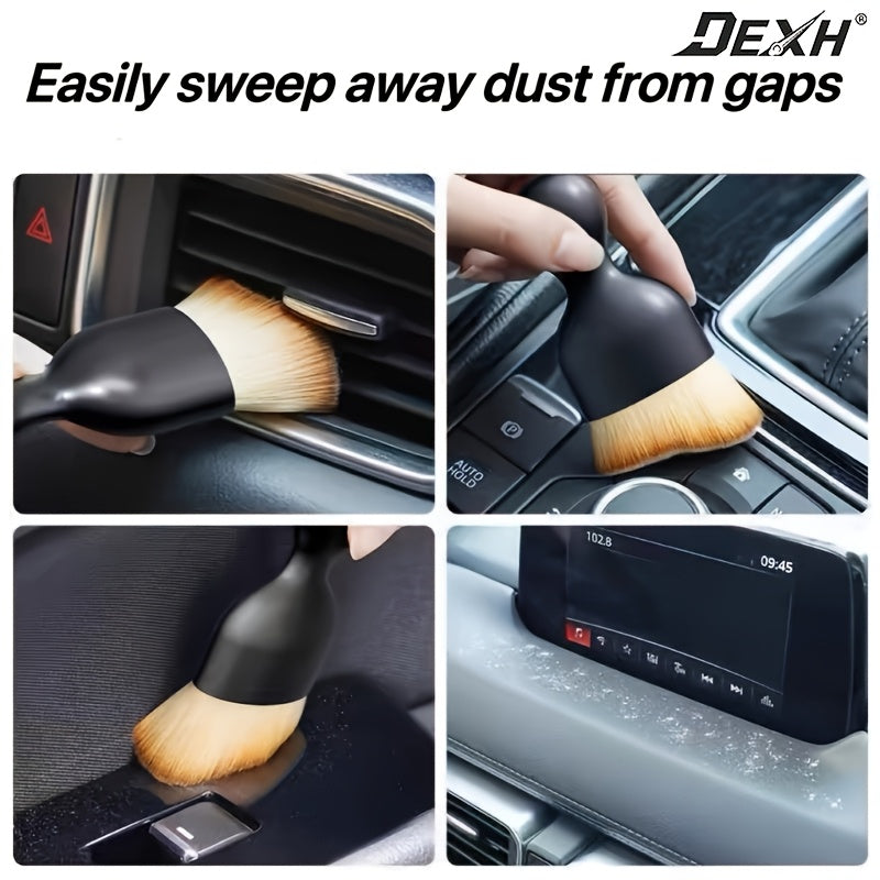 Car Detail Brush Kit Eight Piece Interior Cleaning Tools