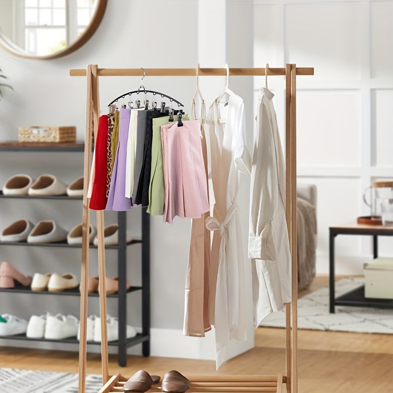 4 Pack 10 Clip Pants Hangers For Leggings Jeans Socks Ties