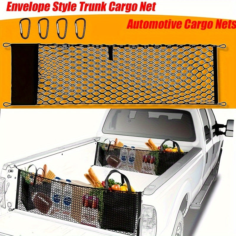 Ford Maverick Trunk Cargo Net Heavy Duty Stretch Organizer
