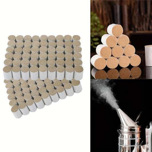 108 Packs Natural Bee Smoker Pellets for Easy Beekeeping Fuel