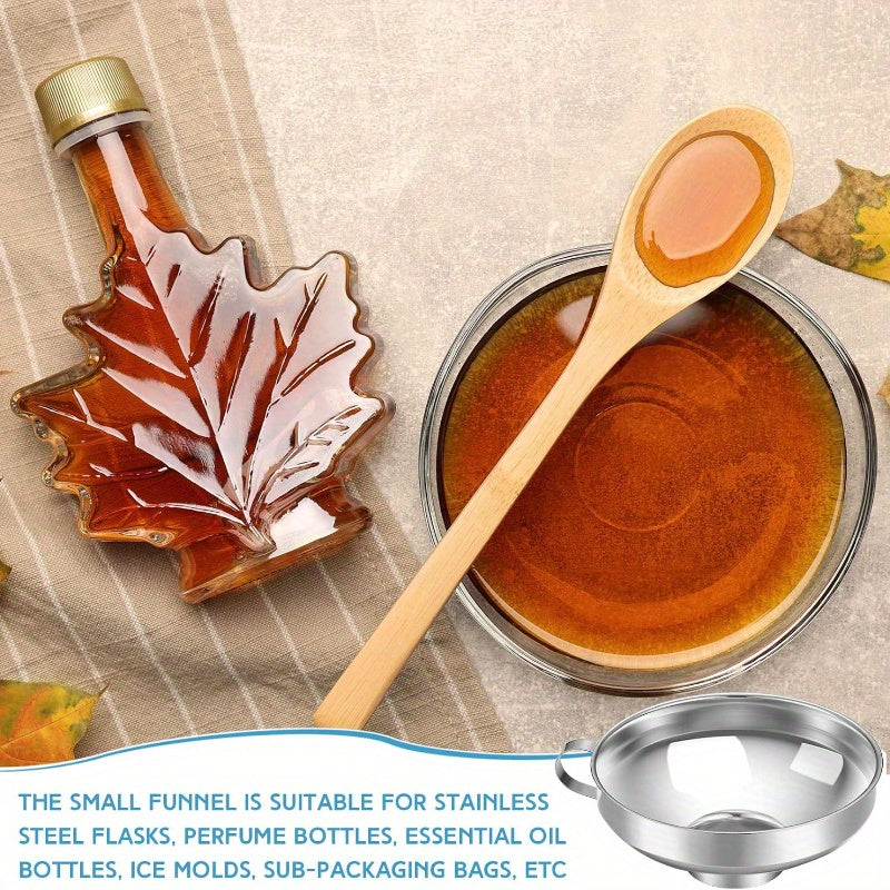 Heavy Duty Stainless Steel Funnel Set For Mason Jars 10Pc