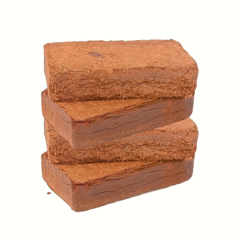 Coconut Fiber Bricks for Plants Square Fiber Coconut Shells Low Conductivity and PH Balance Suitable for Gardening and Planting Coconut Soil