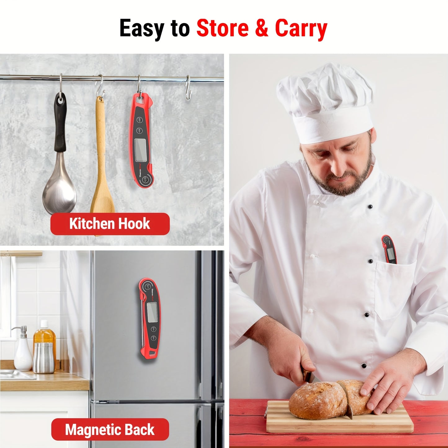 ThermoPro F05 Digital Meat Thermometer with Motion Sensing
