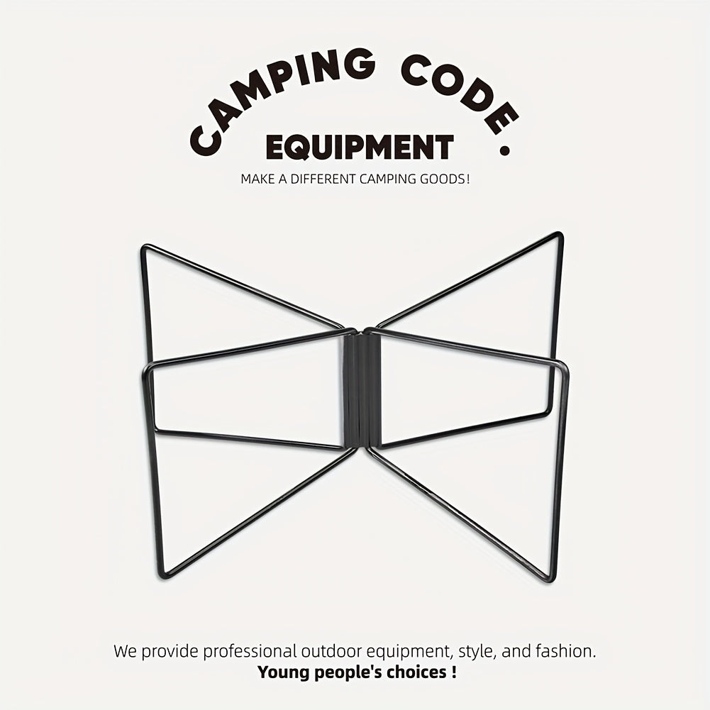 Moisture Resistant Collapsible Metal Camping Cooler Rack