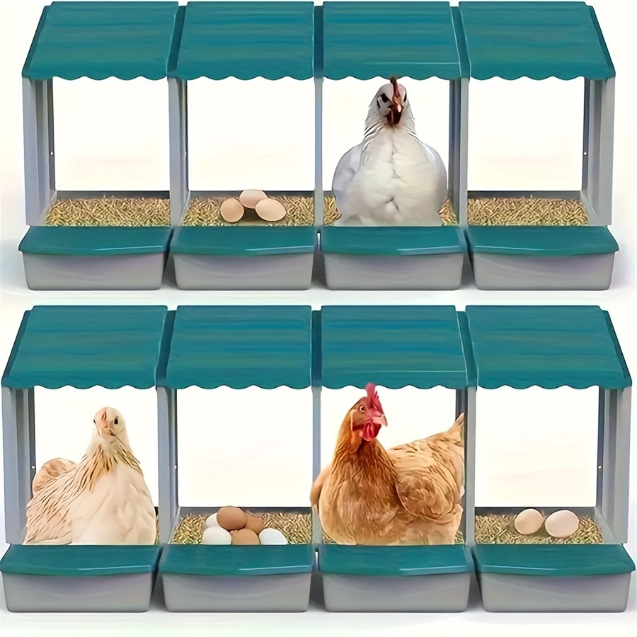 Rainproof Metal Chicken Coop With Ventilation Design