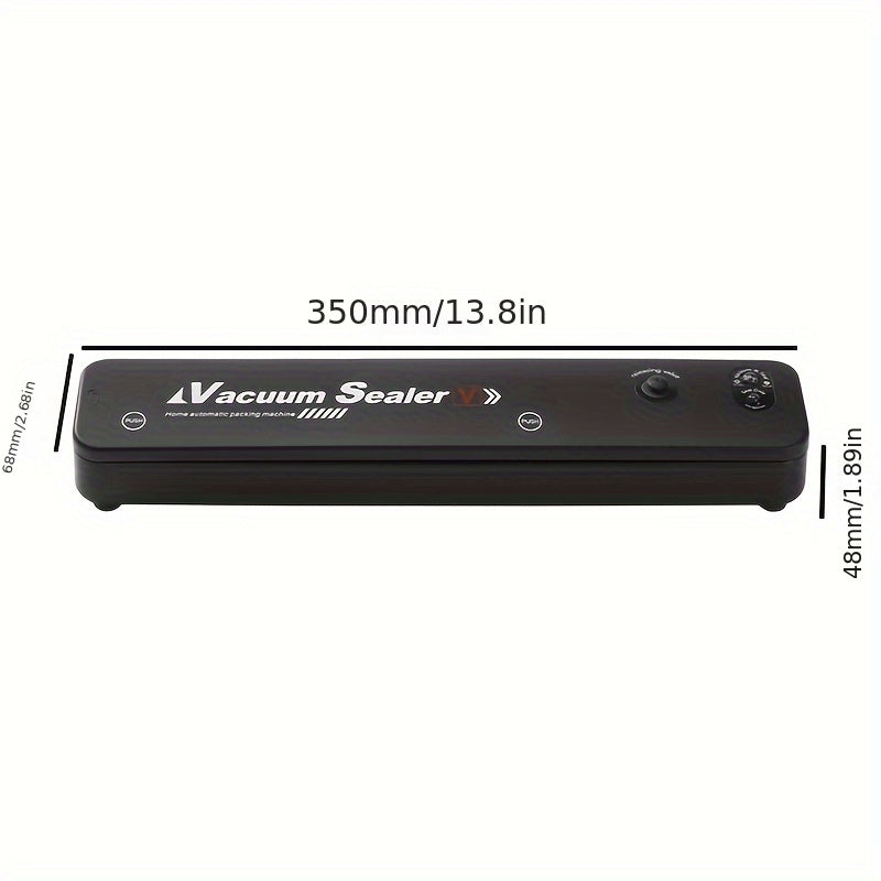 2 In 1 Vacuum Sealer With 50 Bags For Fresh Food Storage