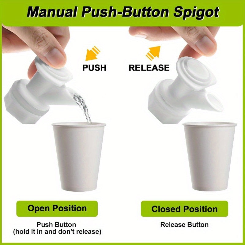 5 Piece Beverage Cooler Faucet Kit for Easy Outdoor Use
