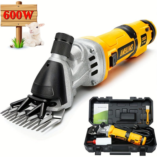 Electric Sheep Shears 600W Professional Clippers with 2 Blades