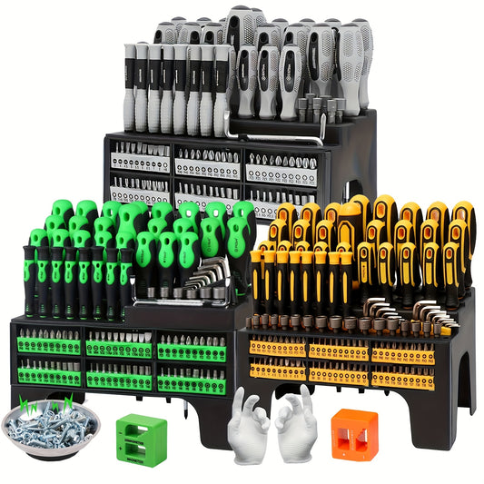 Premium 131 Piece Magnetic Screwdriver Set for Men
