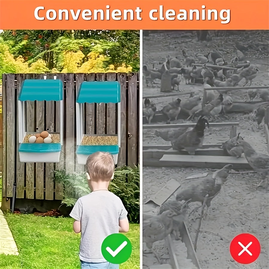 Rainproof Metal Chicken Coop With Ventilation Design